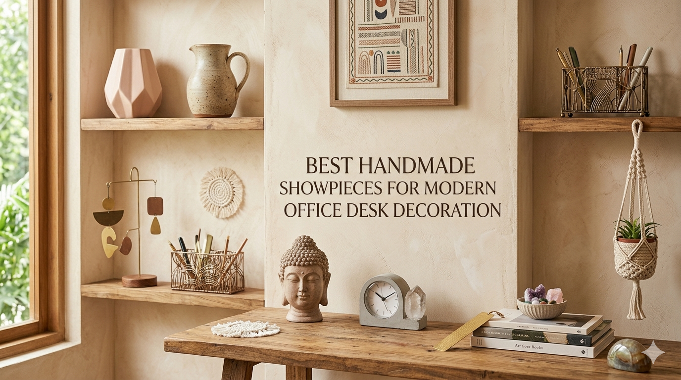 Best Handmade Showpieces for Modern Office Desk Decoration