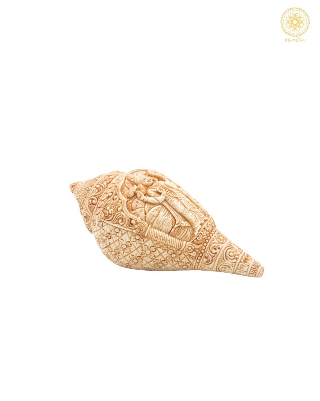 Handmade Resin Vishnu Ji Shankh | Temple Decor Item