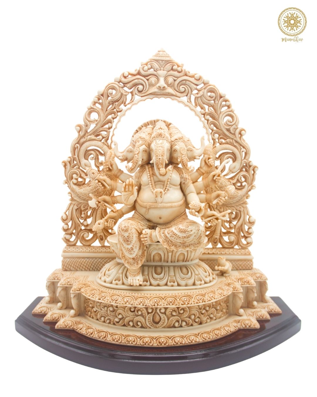 Panchmukhi Ganesha Idol | Handcrafted Resin Statue