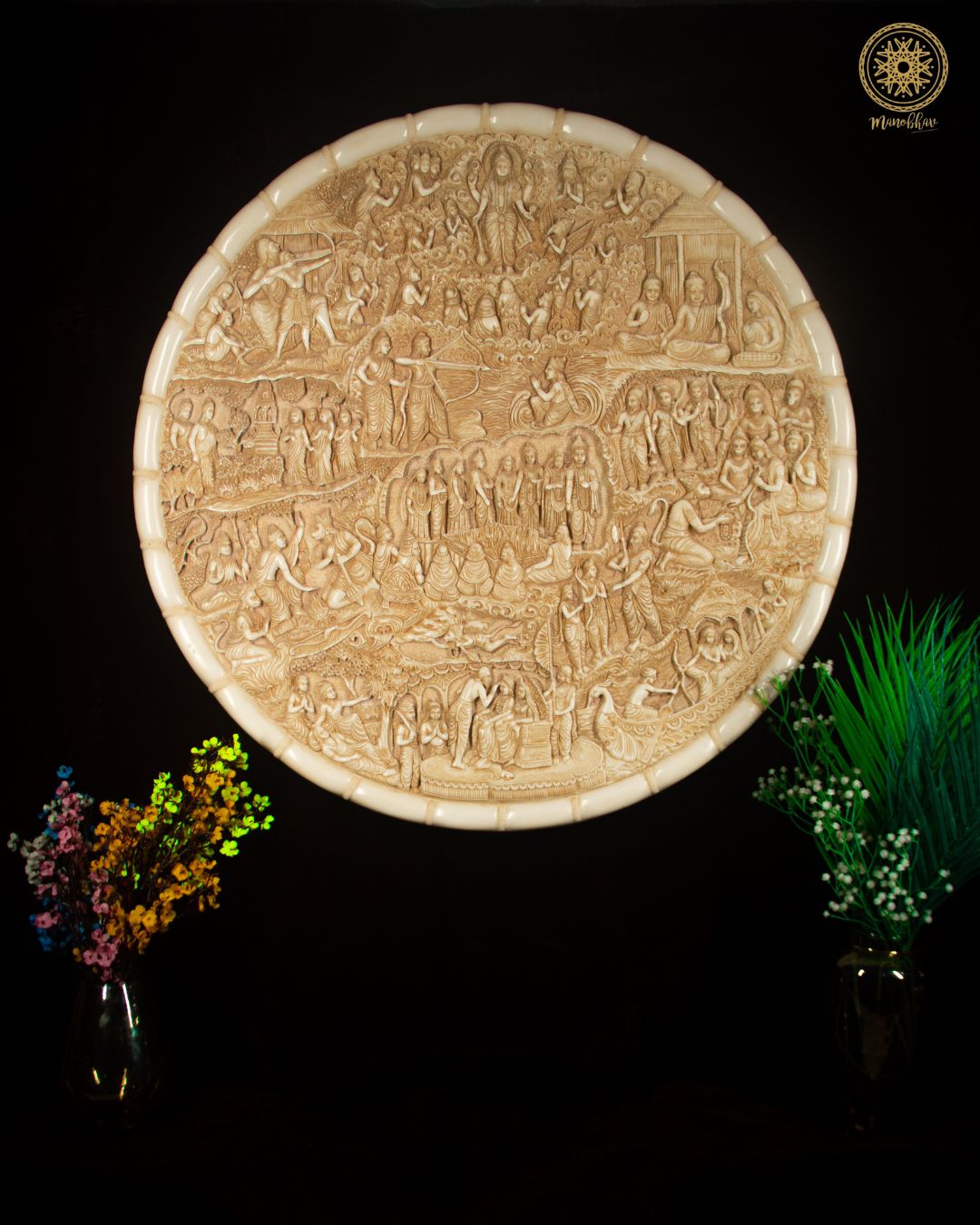 large-ramayan-resin-wall-hanging-frame