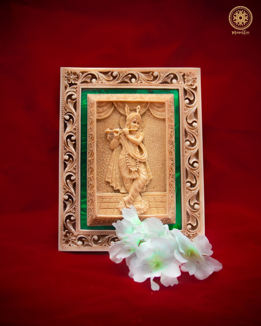 Handmade Lord Krishna Wall Hanging Frame | Wall Art Decor for Home