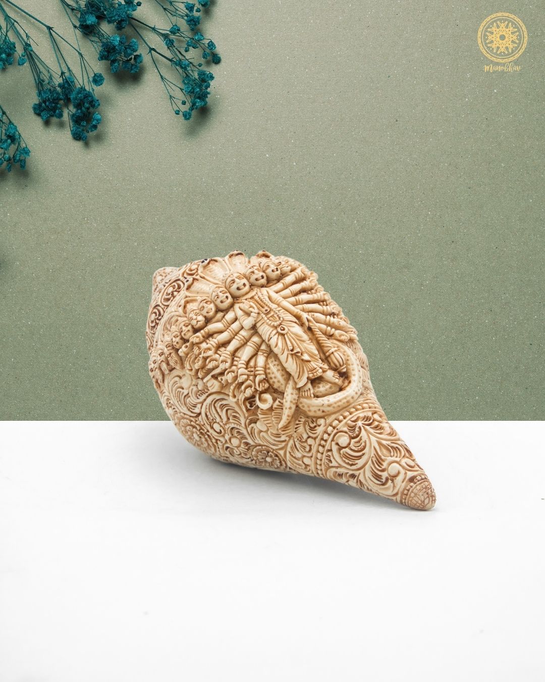 handcrafted-resin-vishnu-conch-shell-shankh