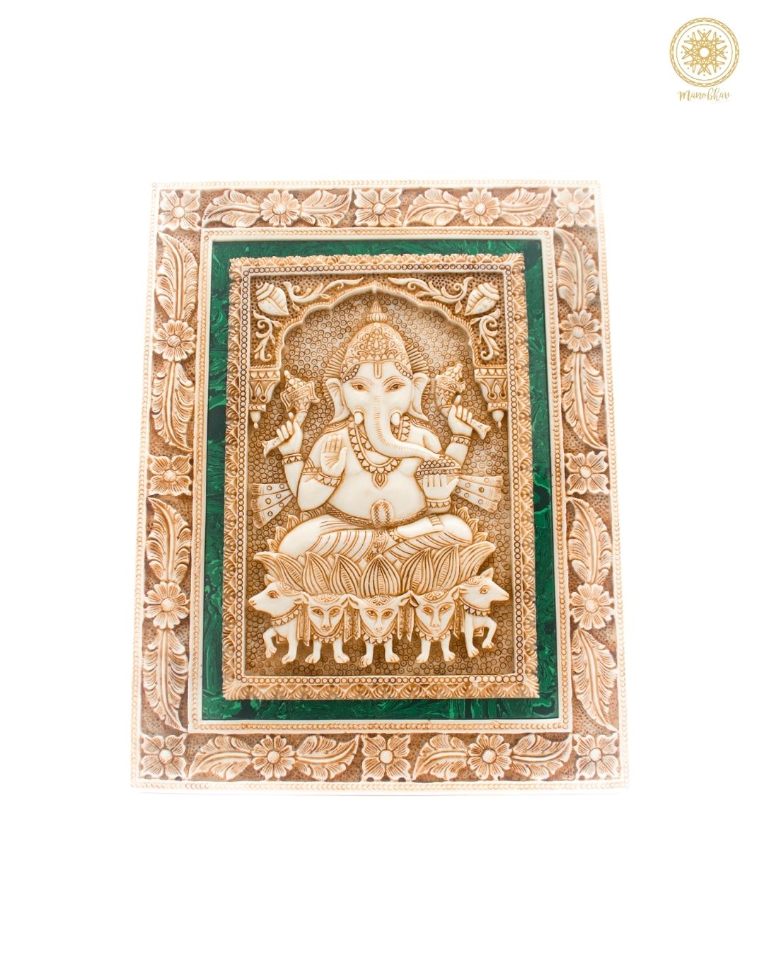 Handmade Lord Ganesha Wall Hanging Frame | Ganpati Decorative Art