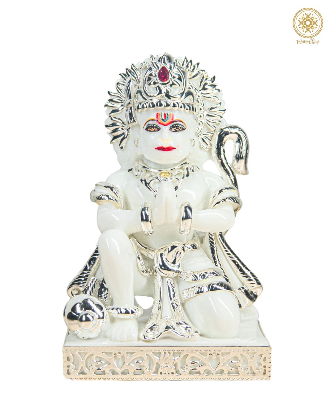 Beautiful Hand Carved Hanuman Ji Statue | Divine Lord Hanuman Idol for Home Decor