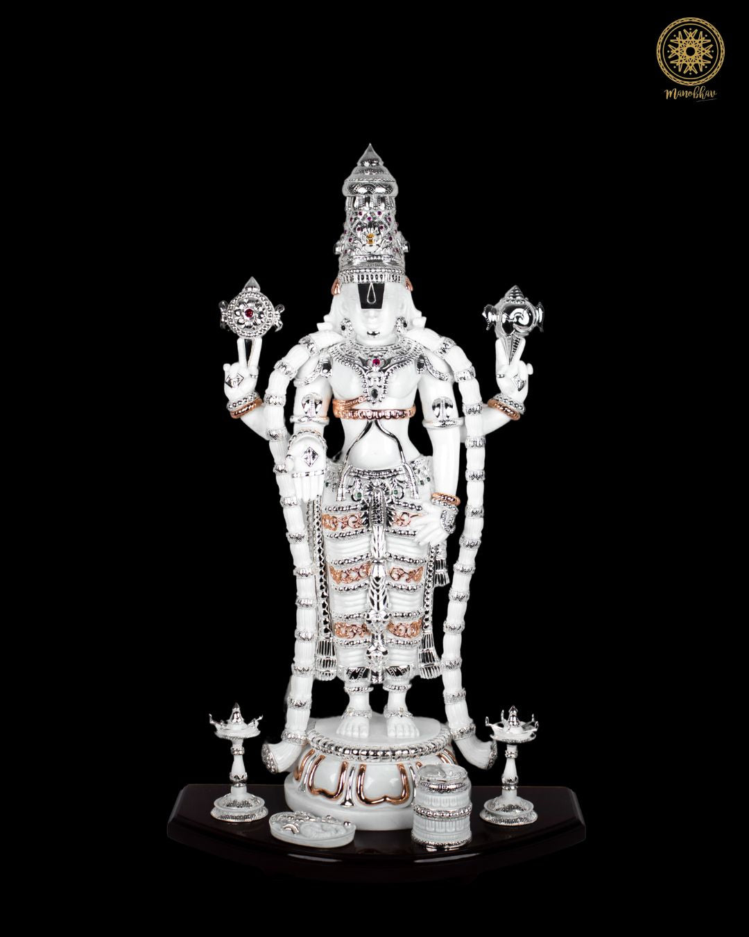 Large Venkateshwara Murti for Home Temple & Pooja Room | Divine Tirupati Balaji Idol