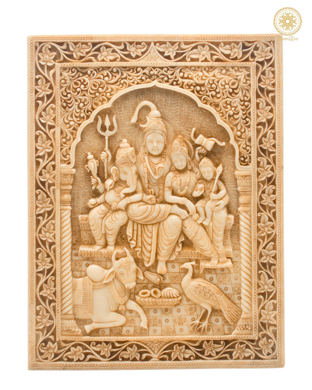 Hand-Craved Hindu Sculpture Wall Hangings - for Home, Temple, Puja | Religious Decor & Gift