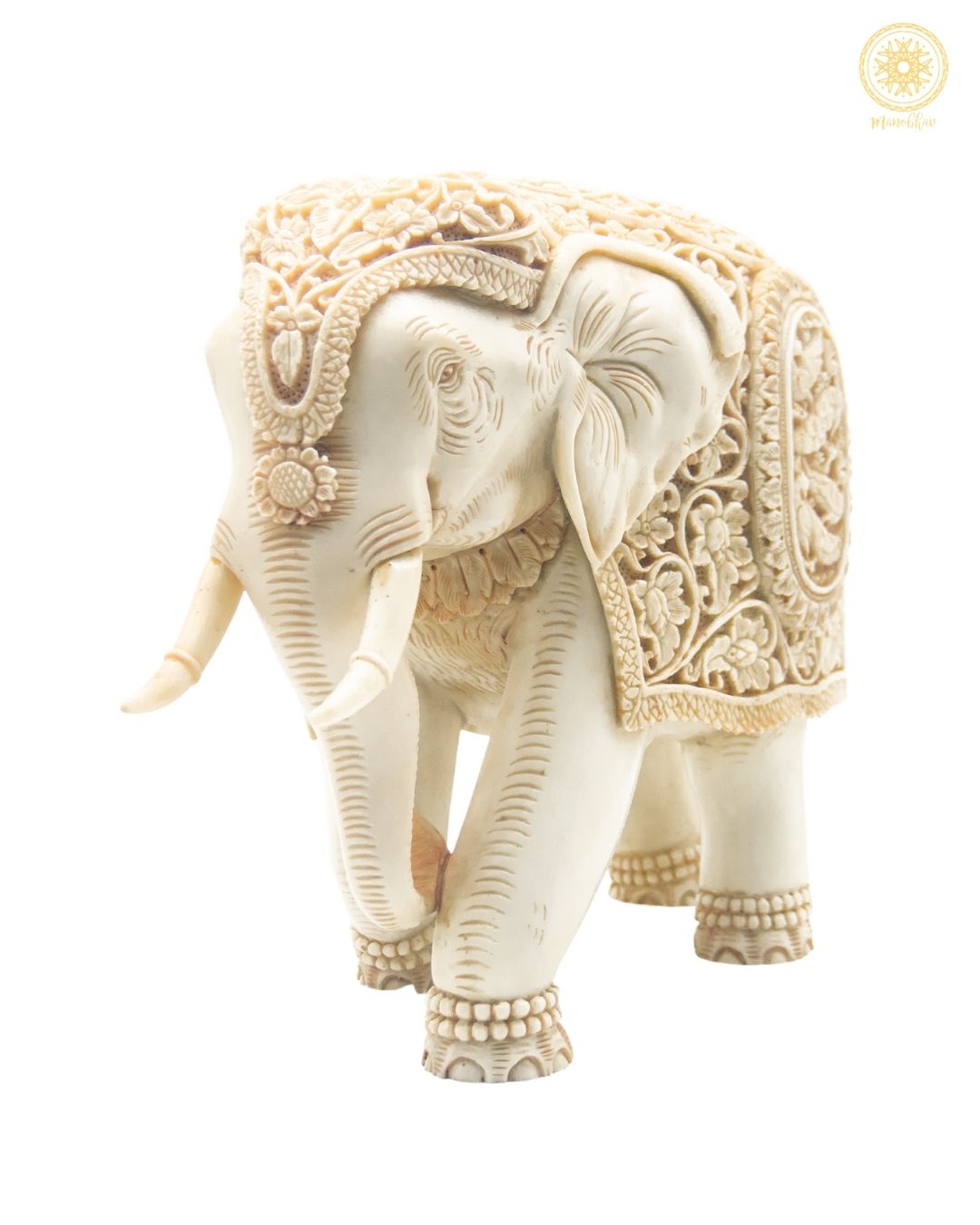 Handmade Resin Elephant Statue for Home Decor