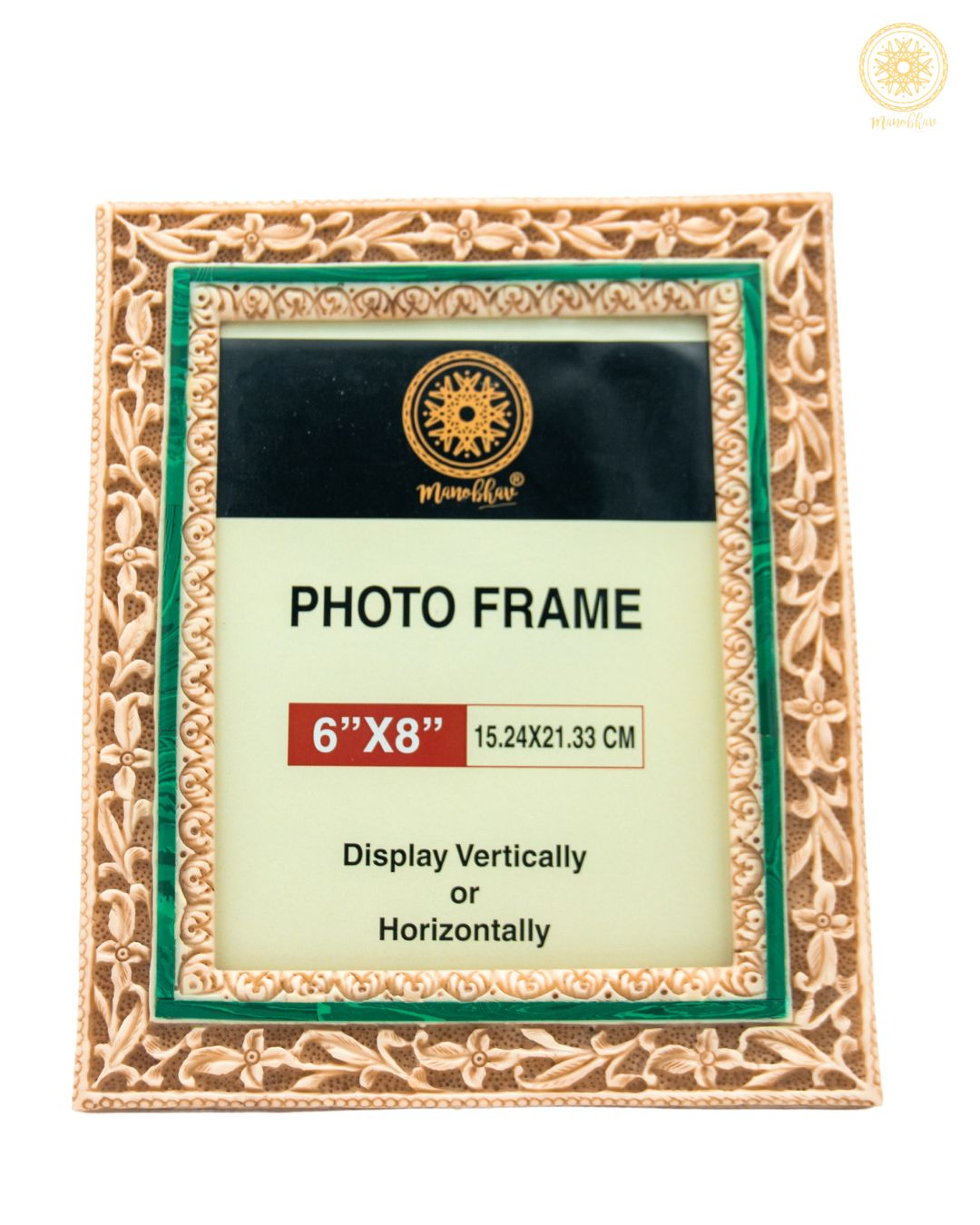 Handcrafted Resin Photo Frame Stand |  Elegant French Ivory Design
