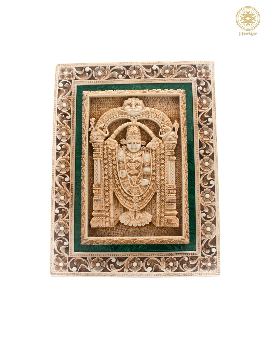 Divine Tirupati Balaji Wall Hanging Frame Art for Home, Office or Temple