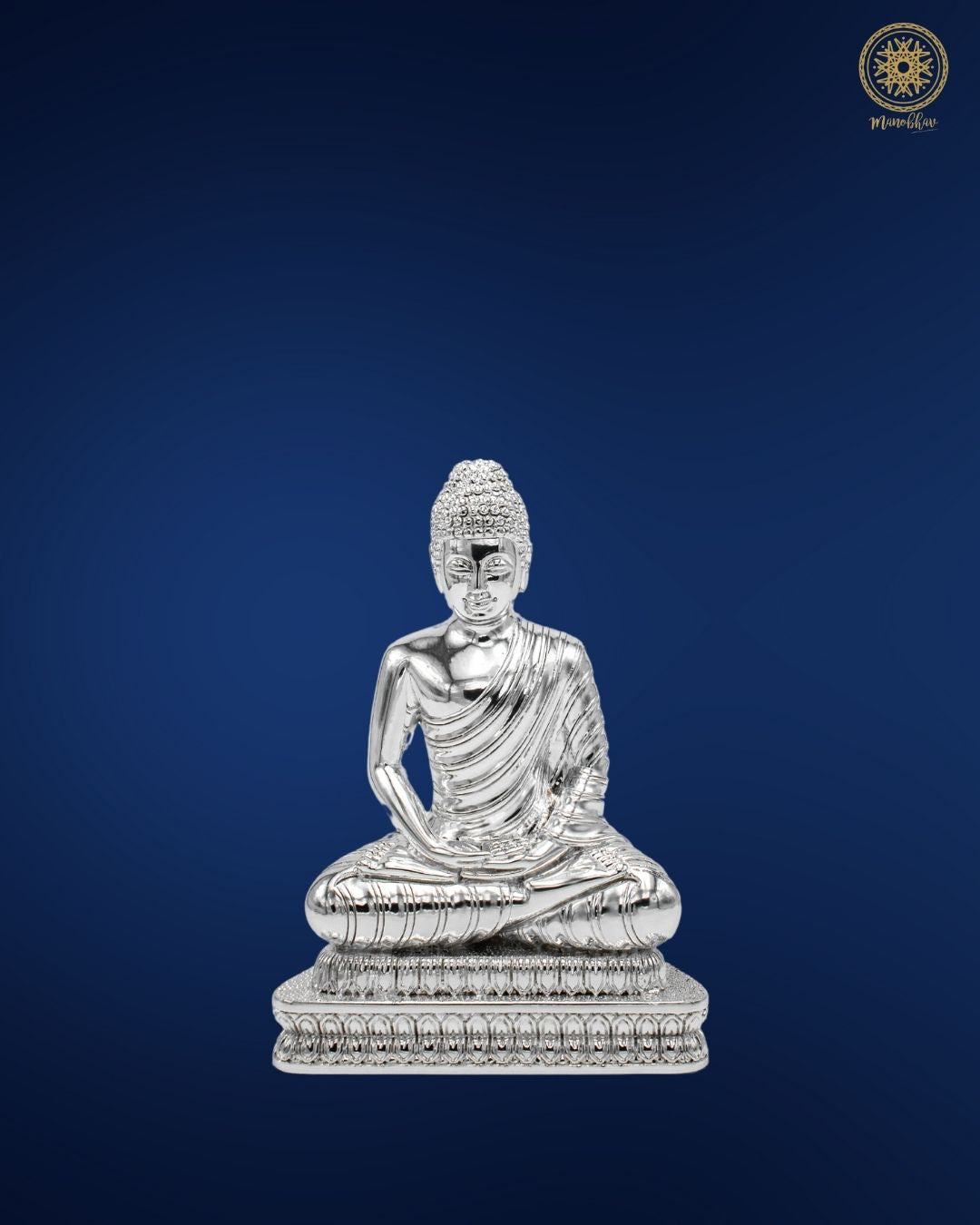 hand-carved-buddha-statue-silver-plated-resin-sculpture-for-home-decor