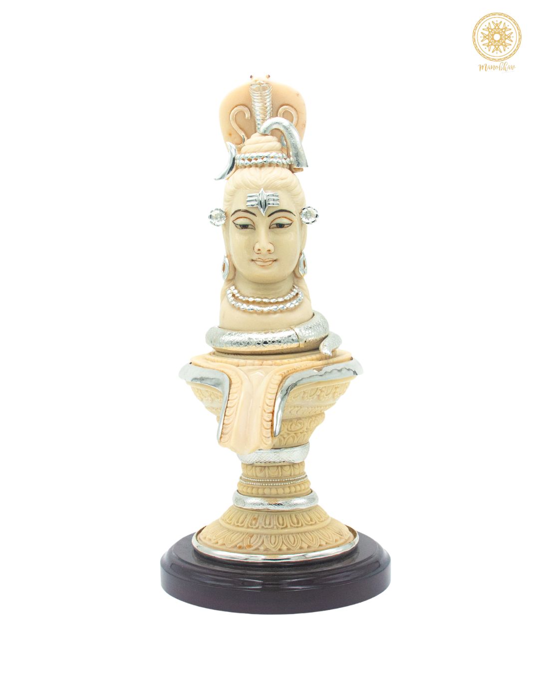 Hand Carved Resin Shiva Idol for Home | Spiritual Shiva Linga Statue