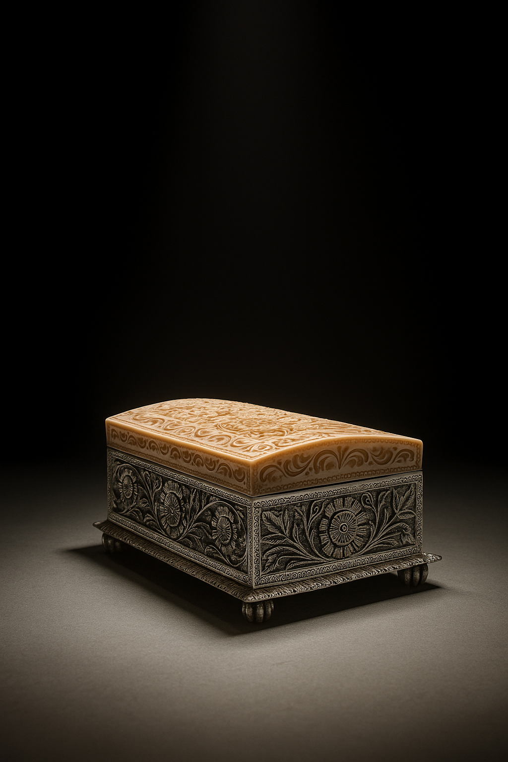 Hand-Carved Vintage Jewelry Organizer Box | Elegant Gift for special occasion