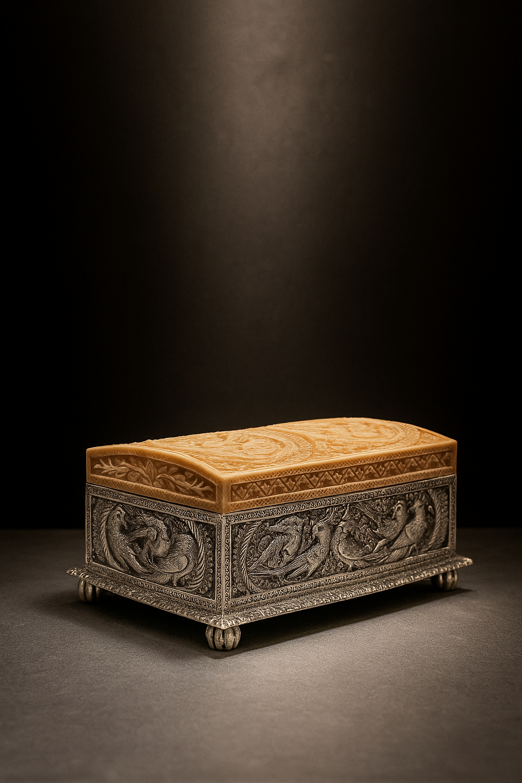 Unique Hand-Carved Jewelry Organizer Box |  Keepsake Storage Gift for Women