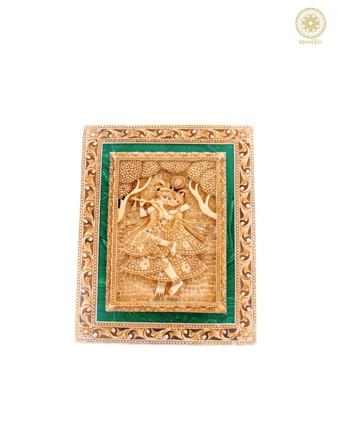 Exquisite Radha Krishna Wall Hanging Frame | Wall Art for Living Room Decor