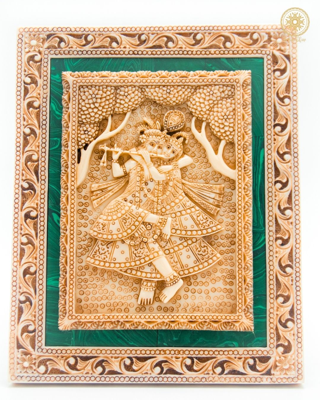 Exquisite Radha Krishna Wall Hanging Frame | Wall Art for Living Room Decor