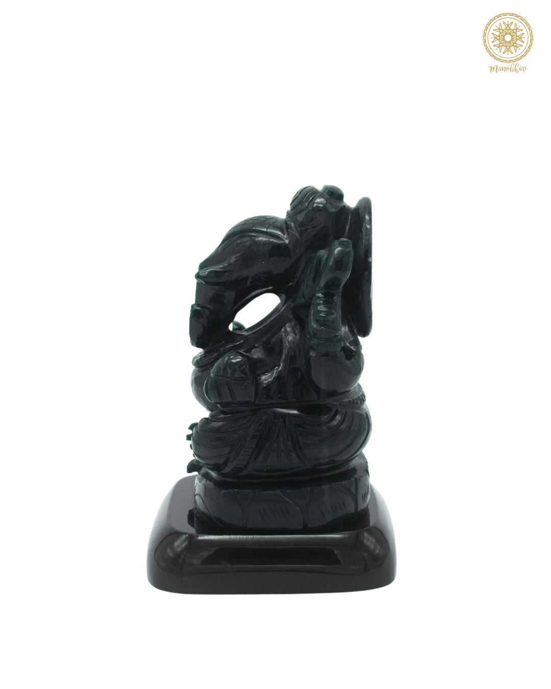 Natural Green Aventurine Lord Ganesha Idol | Handcrafted Statue