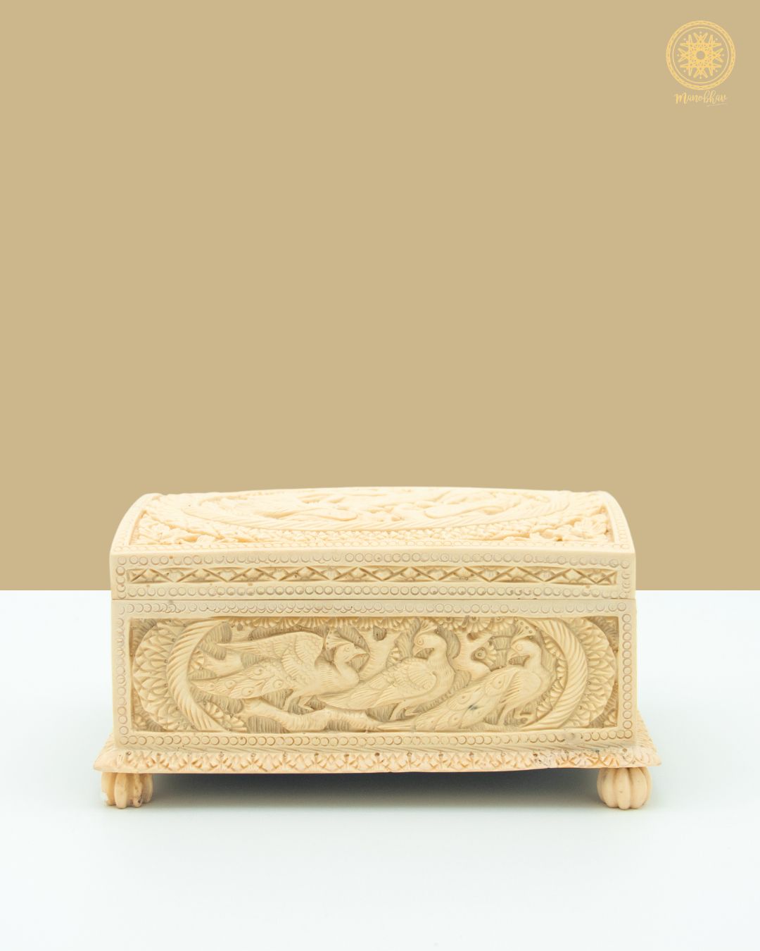 Hand Carved Resin Jewelry Box | Decorative Resin Box
