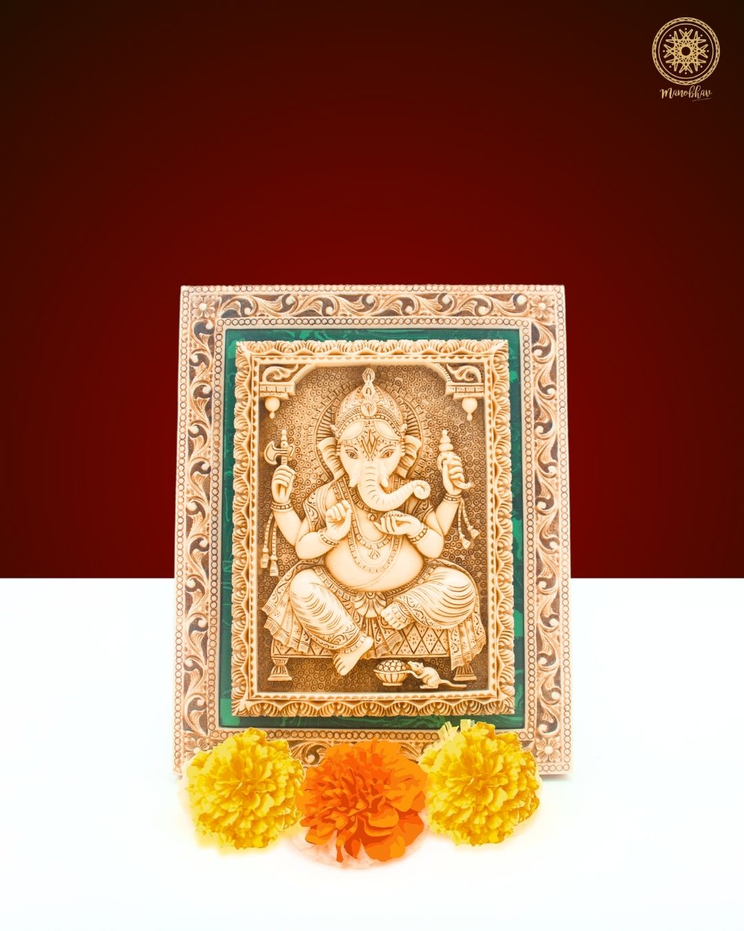 Handcrafted Lord Ganesha Wall  Hanging Art for Gallery and Home Decor