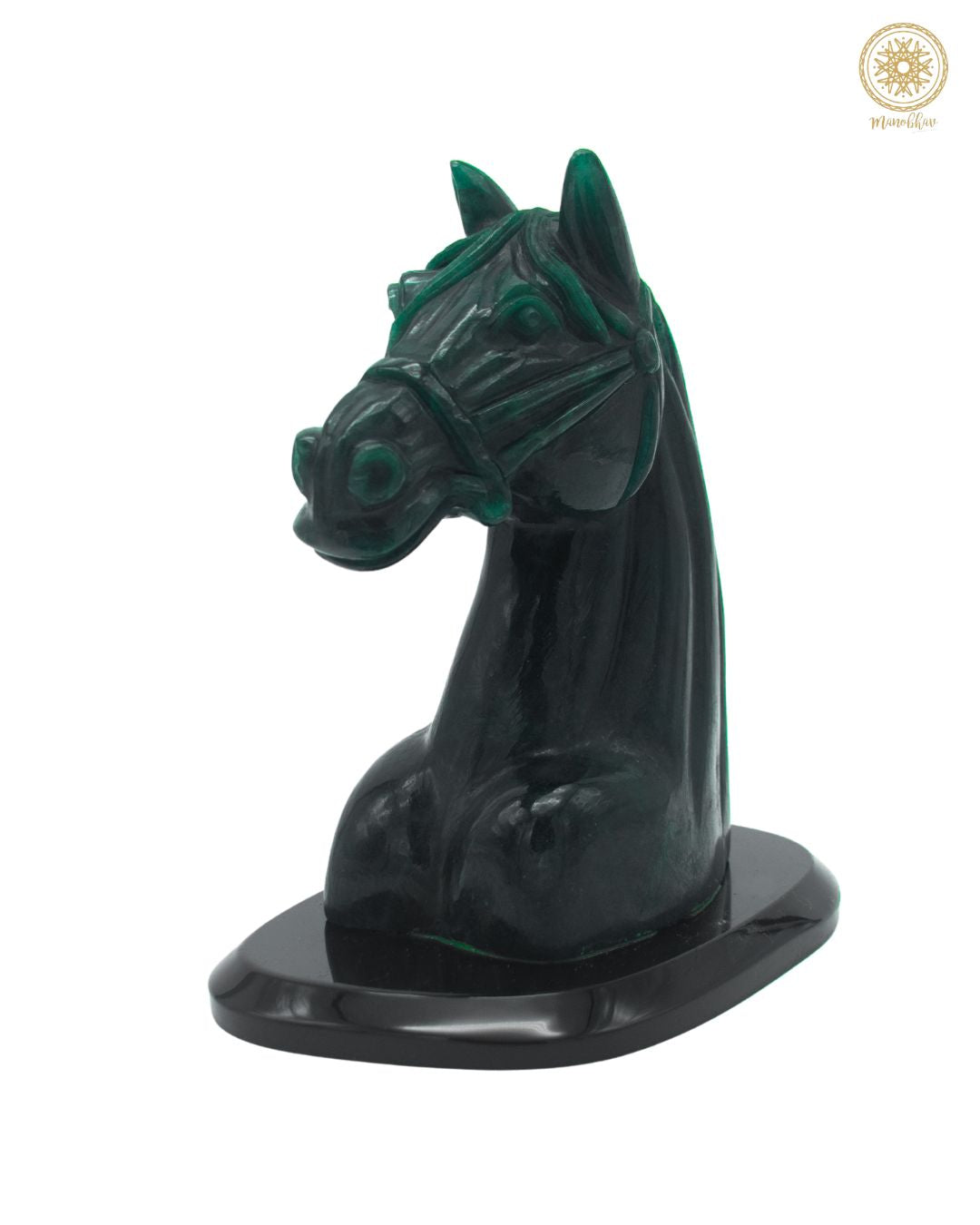 Handcrafted Green Aventurine Horse Statue | Gemstone Sculpture Figurine