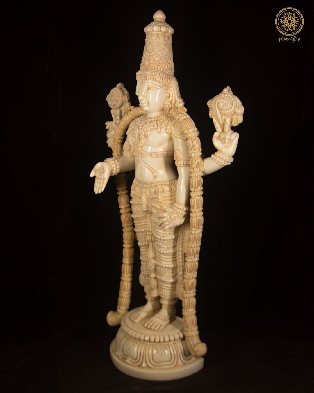 Handmade Resin Lord Venkateshwara Idol | Tirupati Balaji Statue