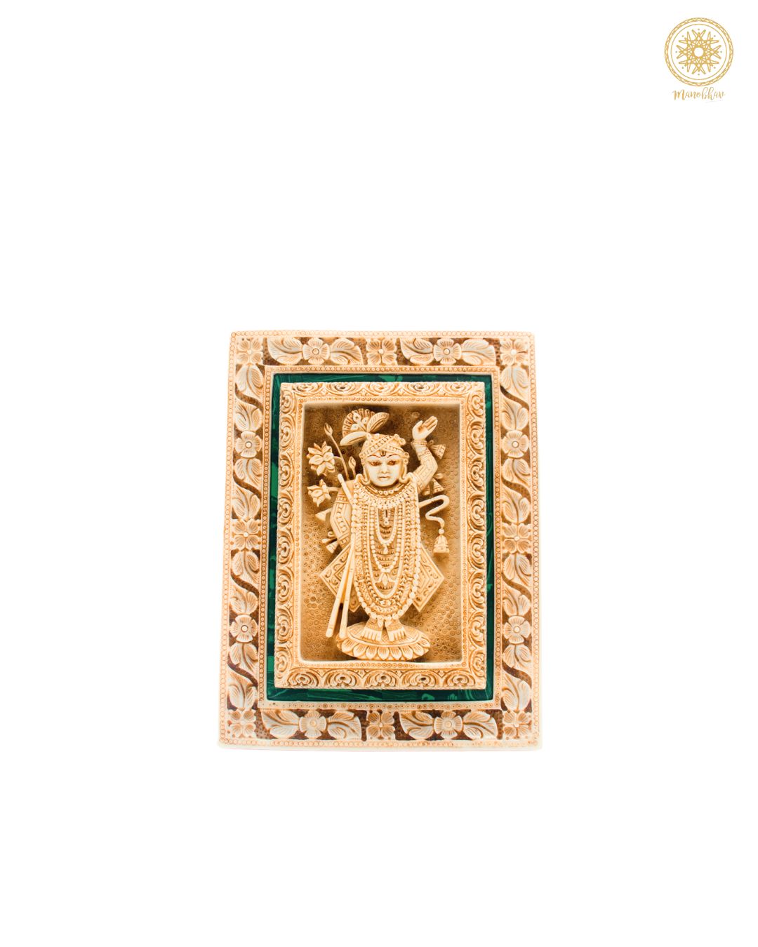 Exquisite Shrinath Ji Wall Hanging Frame | Showpiece for Divine Home Wall Decor
