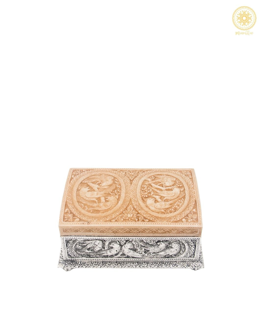 Unique Hand-Carved Jewelry Organizer Box |  Keepsake Storage Gift for Women