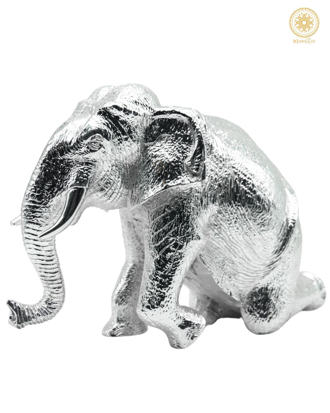 Silver Plated Elephant Showpiece | Handcrafted Decor