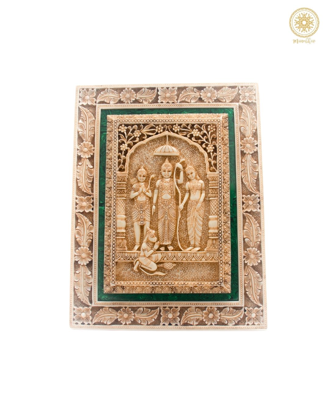 Hand Carved Ram Darbar Wall Hanging | Wall Decor for Home