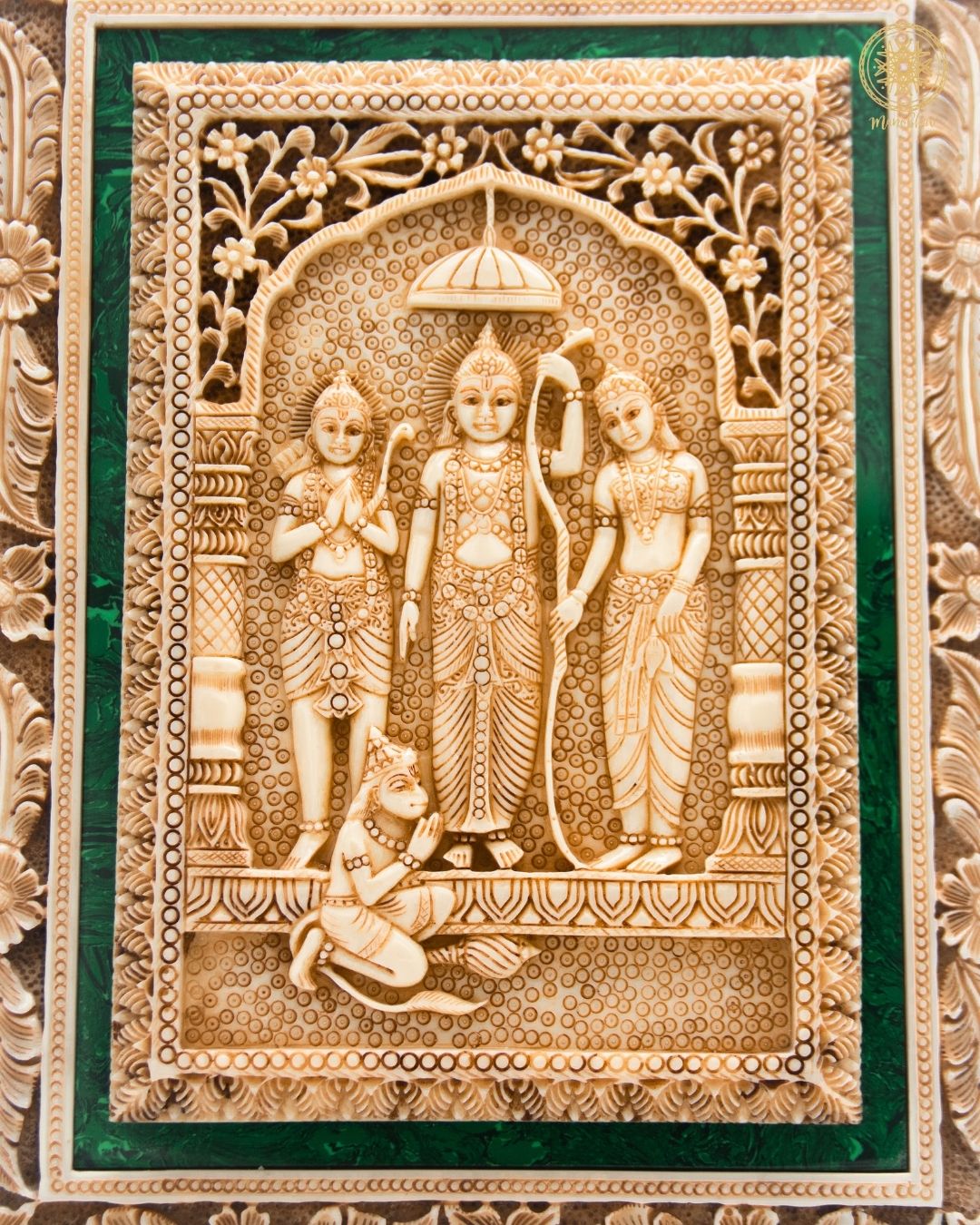 Hand Carved Ram Darbar Wall Hanging | Wall Decor for Home