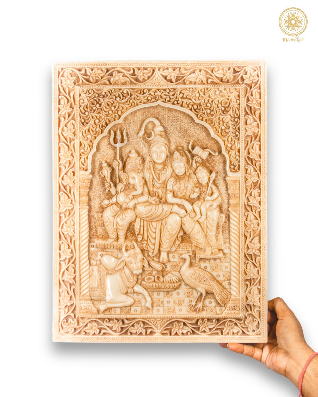 Hand-Craved Hindu Sculpture Wall Hangings - for Home, Temple, Puja | Religious Decor & Gift