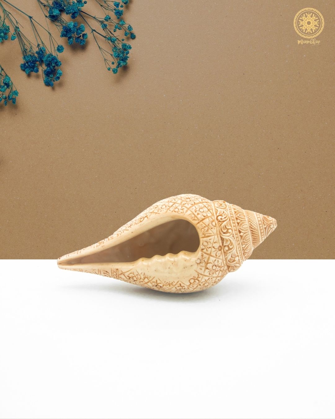 Handmade Resin Vishnu Ji Shankh | Temple Decor Item