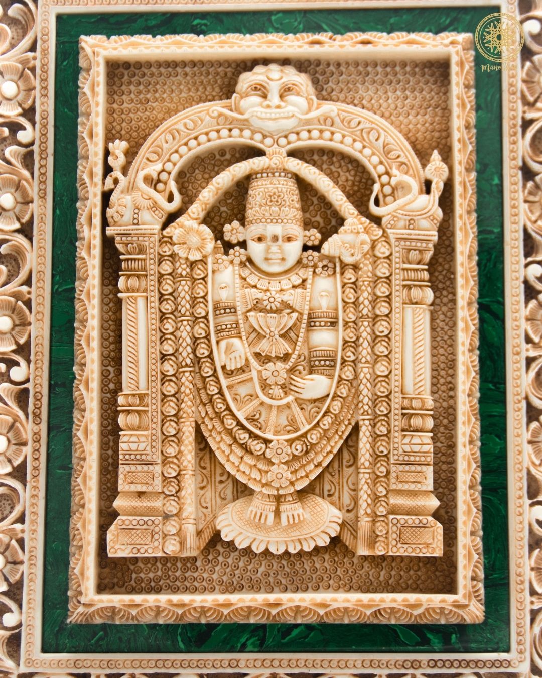 Divine Tirupati Balaji Wall Hanging Frame Art for Home, Office or Temple