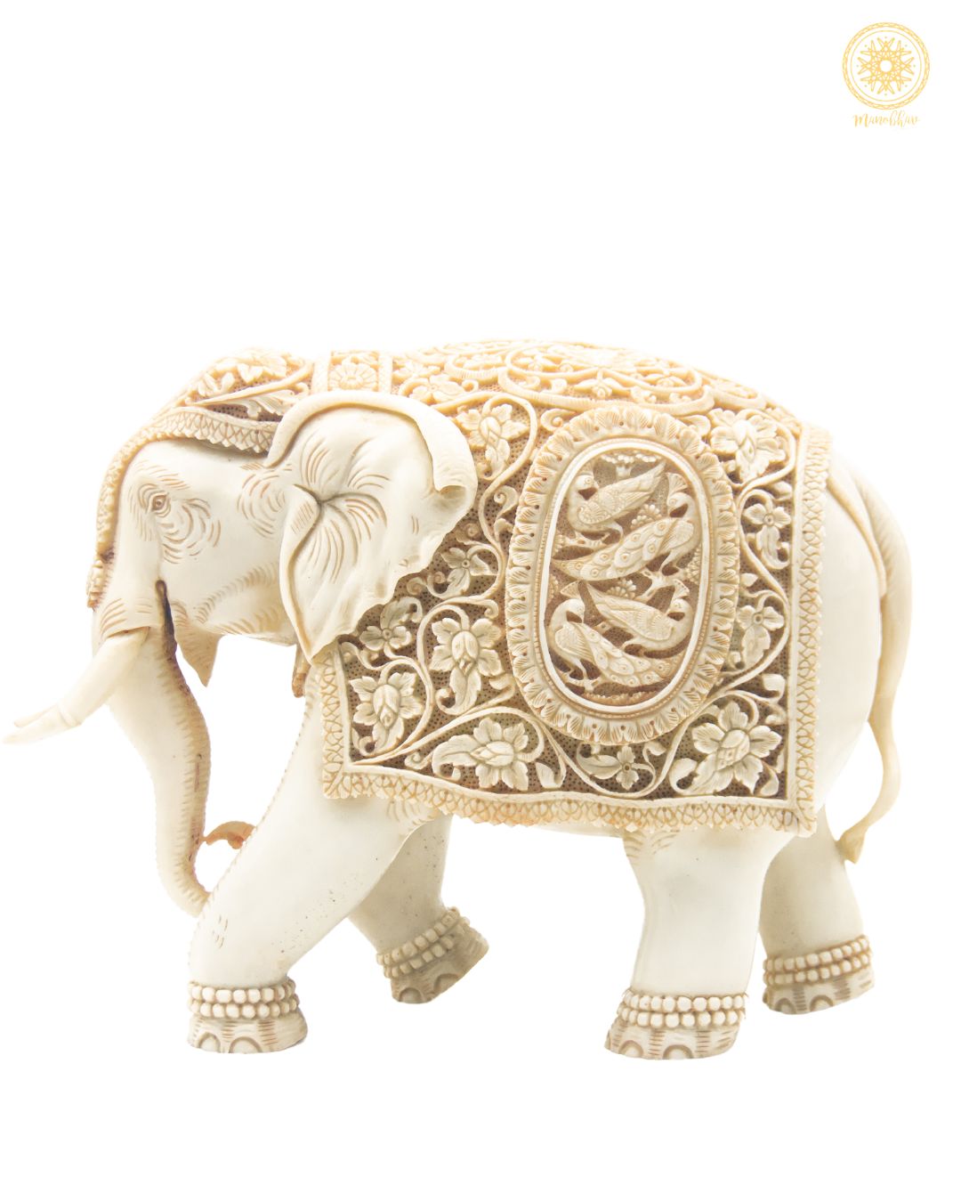 Handmade Resin Elephant Statue for Home Decor