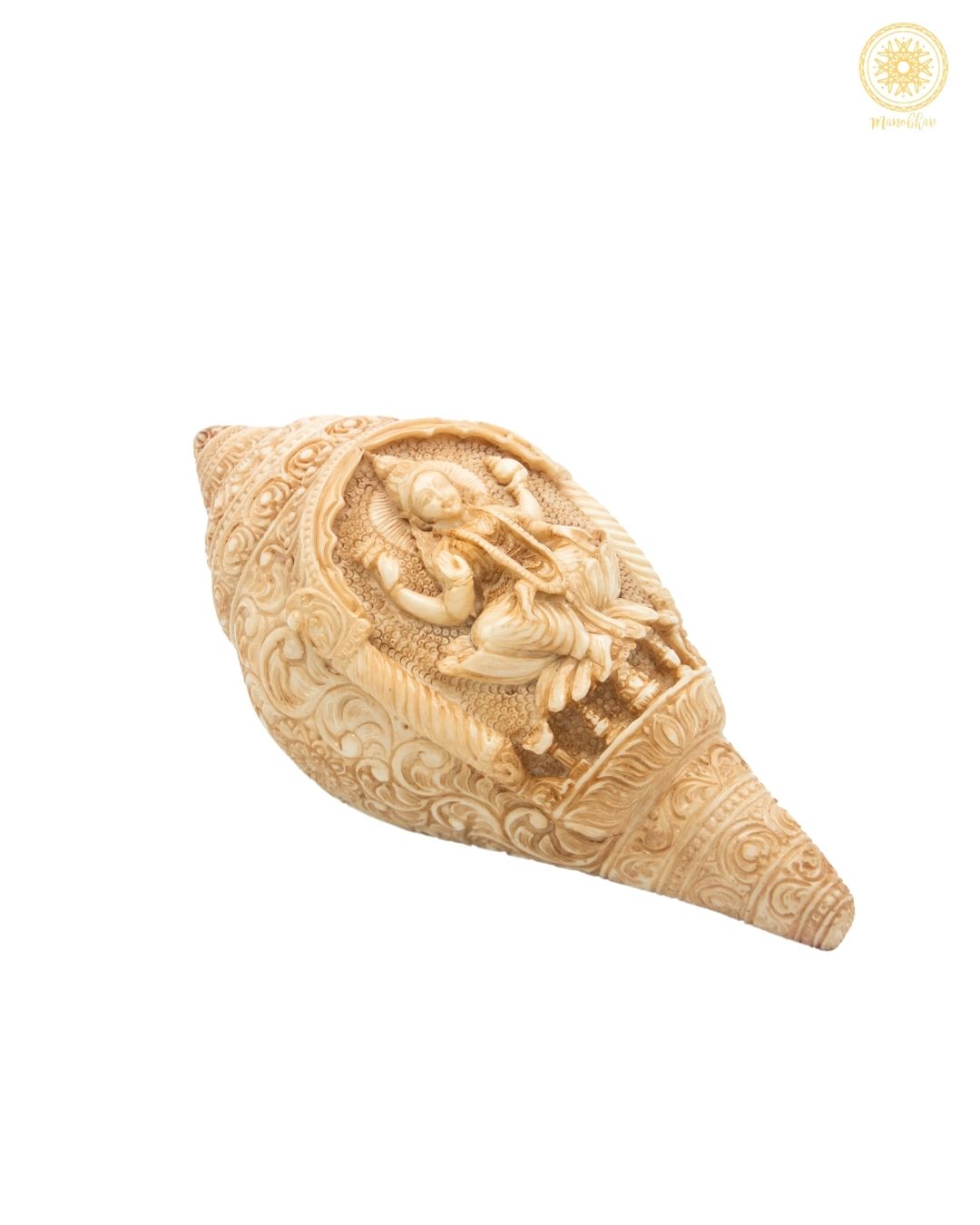 Handcrafted Laxmi Ji Shankh | Temple Decor Item