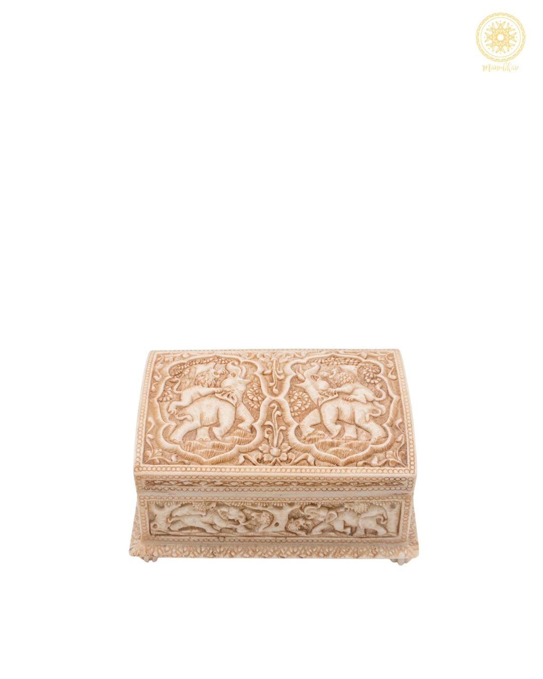 Beautifully Carved Jewelry Storage Chest | Elegant Casket Jewelry Box