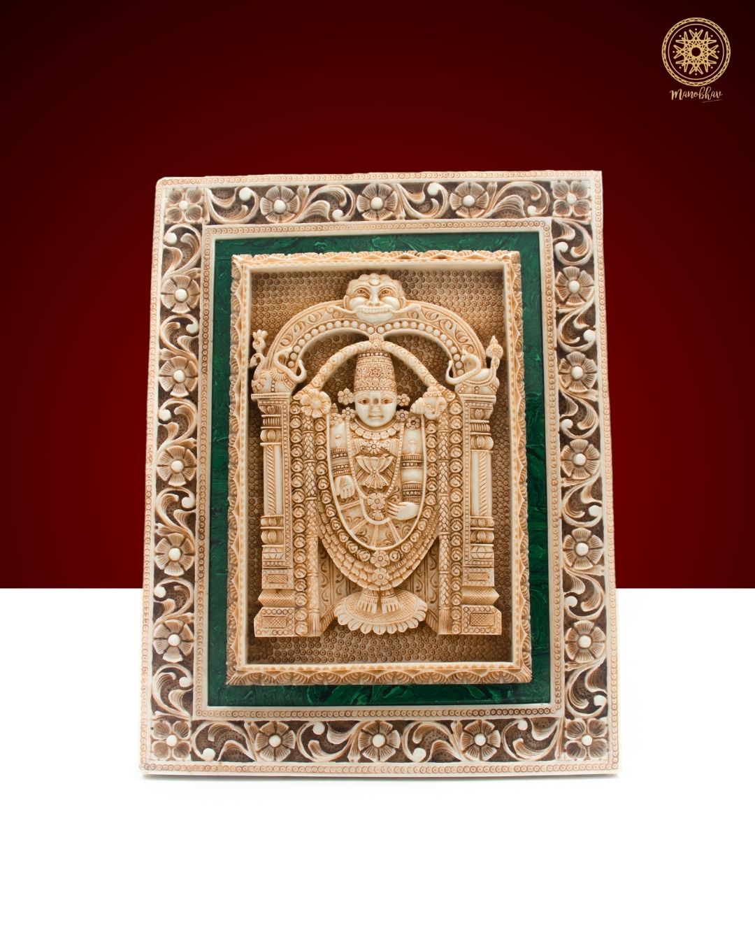 Divine Tirupati Balaji Wall Hanging Frame Art for Home, Office or Temple