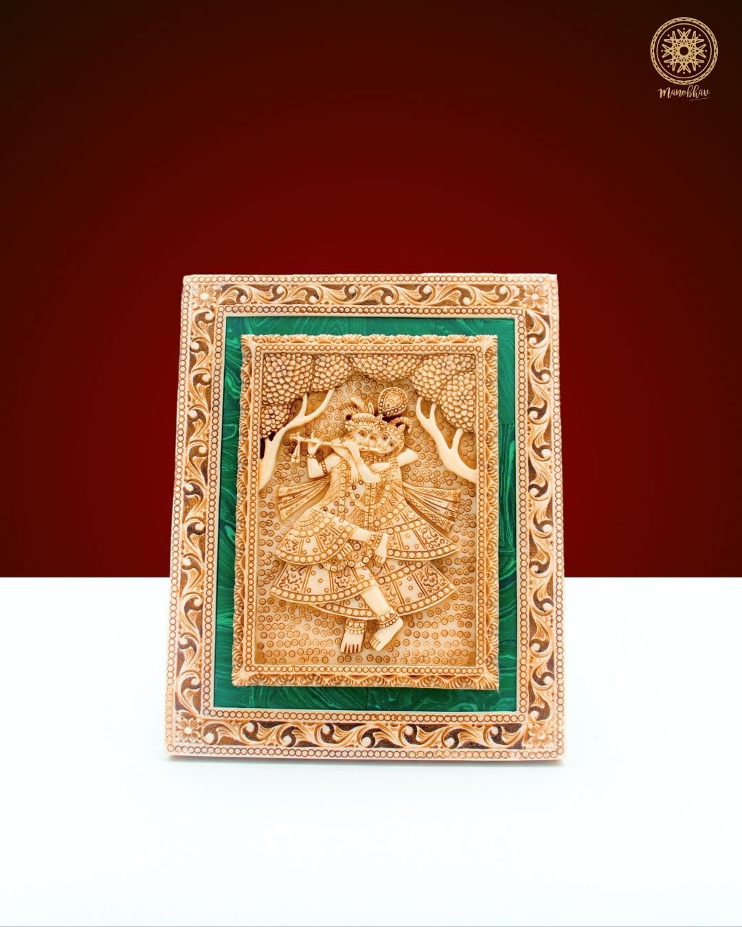 Exquisite Radha Krishna Wall Hanging Frame | Wall Art for Living Room Decor
