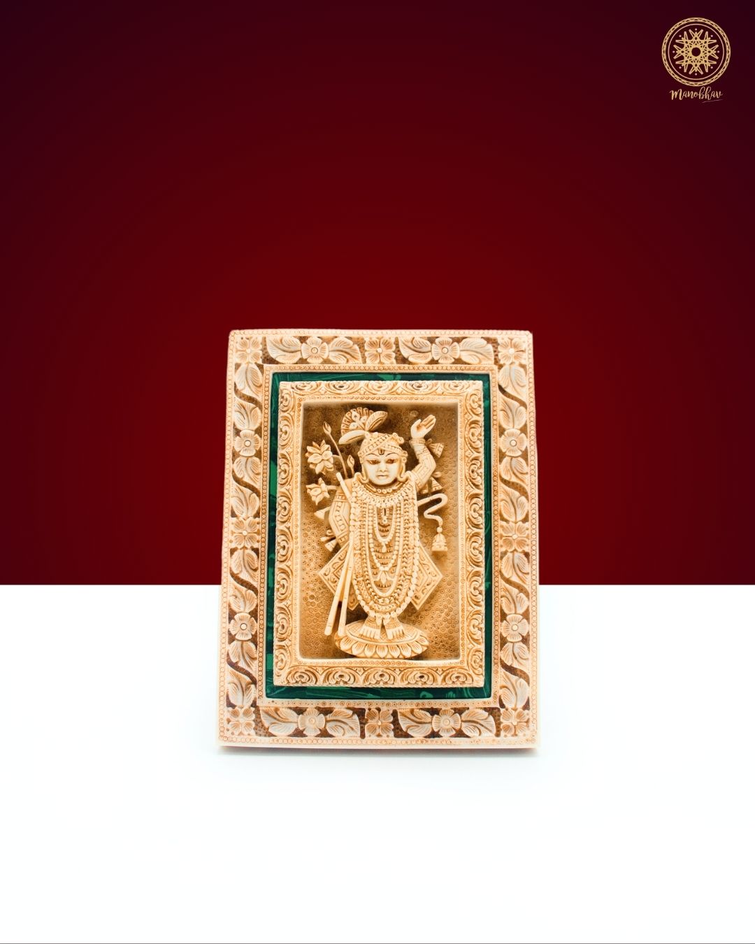 Exquisite Shrinath Ji Wall Hanging Frame | Showpiece for Divine Home Wall Decor