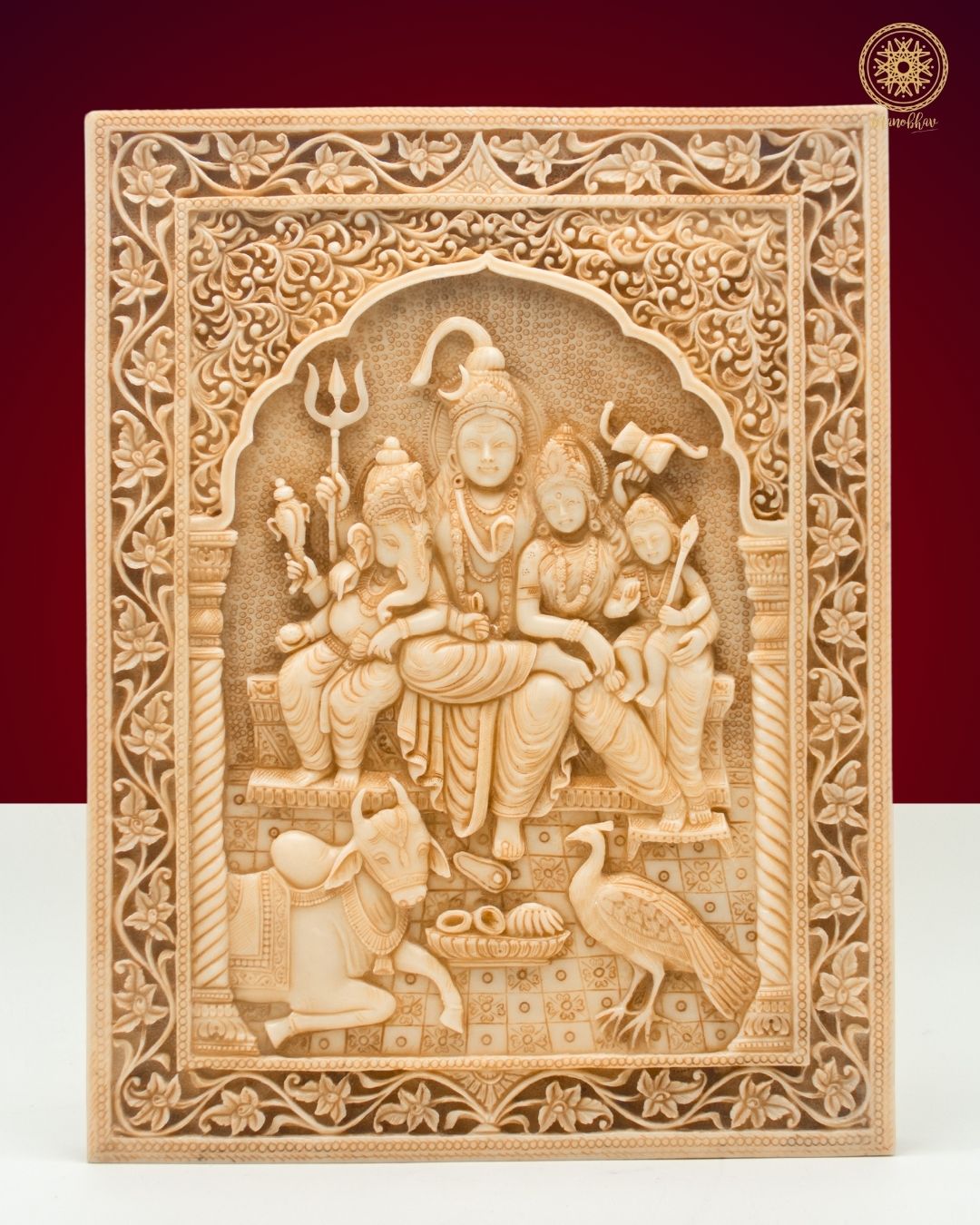 Hand-Craved Hindu Sculpture Wall Hangings - for Home, Temple, Puja | Religious Decor & Gift