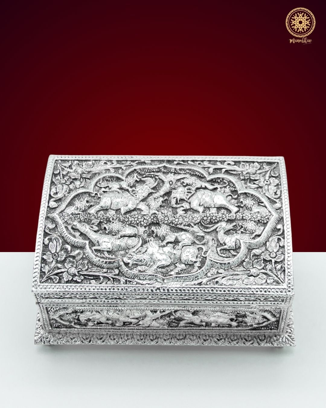 Handcrafted French Ivory Jewelry Box | Resin Vanity Box